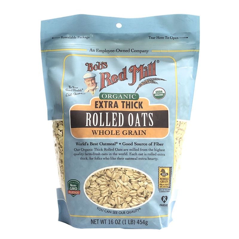 Bob S Red Mill Organic Extra Thick Rolled Oats